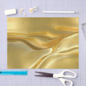 Papier de soie de soie liquide d'or (Artisanat)