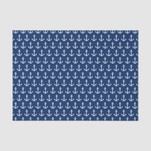 Papier de soie de soie loin de bleu marine des