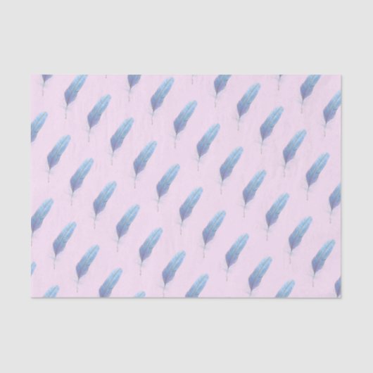 Papier de soie de soie magnifique de plume (Recto)