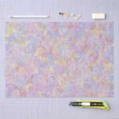 Papier de soie de soie marbré par feuille en (Artisanat)