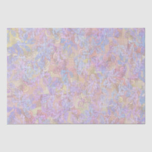 Papier de soie de soie marbré par feuille en
