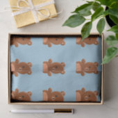 Papier de soie de soie mignon d'ours de nounours (Cadeau)
