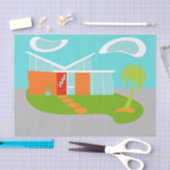 Papier de soie de soie moderne de Chambre de bande (Artisanat)