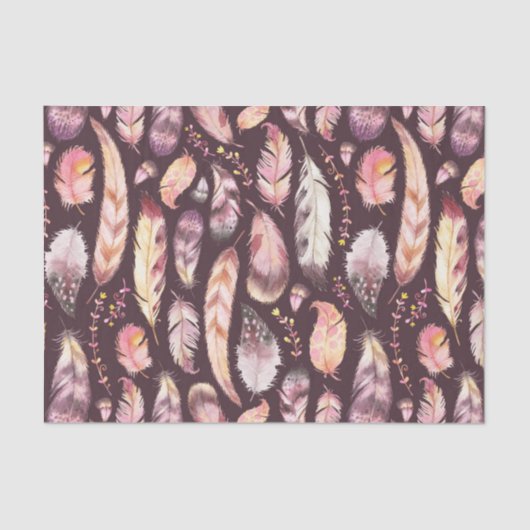 Papier de soie de soie noir de Featherly (Recto)