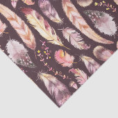 Papier de soie de soie noir de Featherly (Détail)