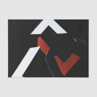 PAPIER DE SOIE DE SOIE NOIR DE ROUILLE BLANCHE