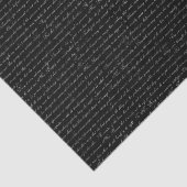 Papier de soie de soie noir et blanc des textes de (Détail)