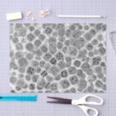 Papier de soie de soie noir et blanc d'impression (Artisanat)