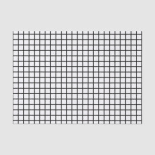 Papier de soie de soie noir et blanc unisexe