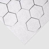 Papier de soie de soie noir rustique d'impression (Détail)