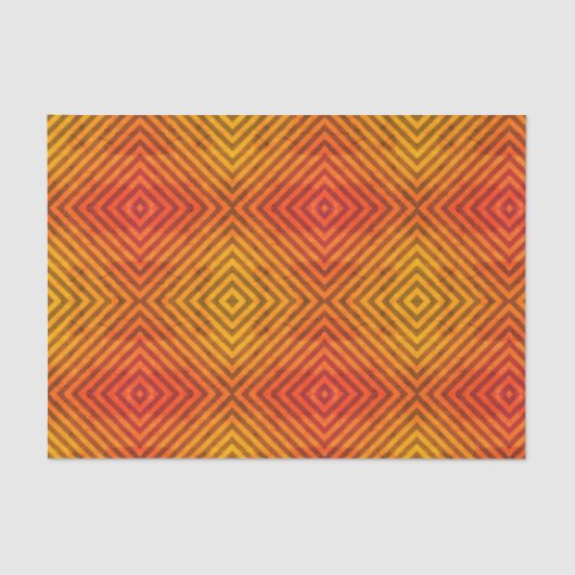 Papier de soie de soie ORANGE ET NOIR (Recto)