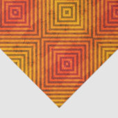 Papier de soie de soie ORANGE ET NOIR (Détail)