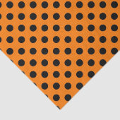 papier de soie de soie orange noir de motif de (Détail)