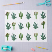 Papier de soie de soie orienté de partie de cactus (Artisanat)