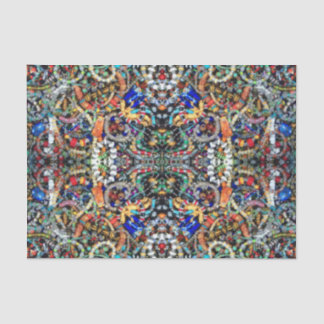 Papier de soie de soie orné de bijoux du