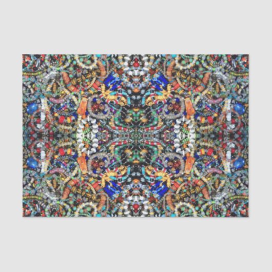 Papier de soie de soie orné de bijoux du (Recto)