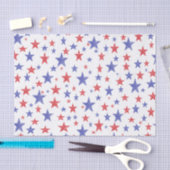 Papier de soie de soie patriotique d'étoiles (Artisanat)
