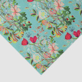 Papier de soie de soie PERSONNALISABLE de FLEUR (Détail)