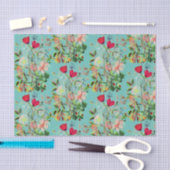 Papier de soie de soie PERSONNALISABLE de FLEUR (Artisanat)