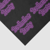 Papier de soie de soie pourpre au néon (Détail)