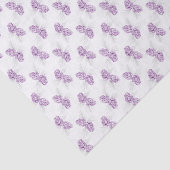 Papier de soie de soie pourpre de blanc gris de (Détail)