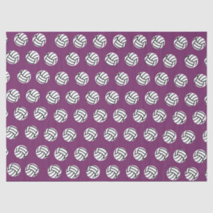 Papier de soie de soie pourpre de motif de
