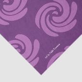 Papier de soie de soie pourpre de remous (Détail)