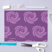 Papier de soie de soie pourpre de remous (Artisanat)