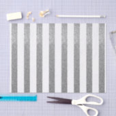 Papier de soie de soie rayé de parties (Artisanat)