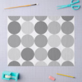 Papier de soie de soie rond gris de motif de (Artisanat)