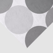 Papier de soie de soie rond gris de motif de (Détail)