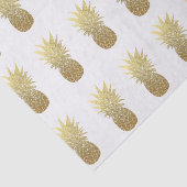 Papier de soie de soie rose-clair d'ananas de (Détail)