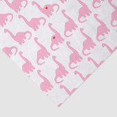 Papier de soie de soie rose de dinosaure (Détail)