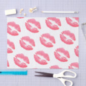 Papier de soie de soie rose de lèvres de parties (Artisanat)