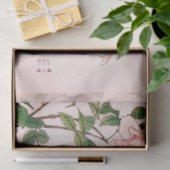 Papier de soie de soie ROSE d'IMPRESSION de (Cadeau)