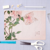 Papier de soie de soie ROSE d'IMPRESSION de (Artisanat)