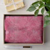Papier de soie de soie rose rouge (Cadeau)