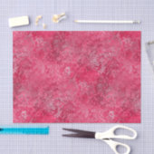 Papier de soie de soie rose rouge (Artisanat)
