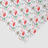 Papier de soie de soie rouge de Flamant rose de (Détail)