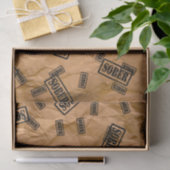 Papier de soie de soie sobre de sobriété de (Cadeau)