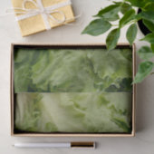 Papier de soie de soie vert de laitue de feuille (Cadeau)