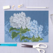 Papier de soie de soie vintage de damassé (Artisanat)