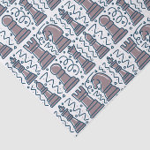 Papier de soie d'échecs, découpage d'échiquier (Détail)