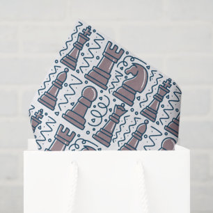 Papier de soie d'échecs, découpage d'échiquier