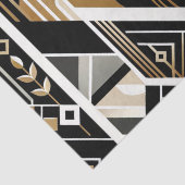 Papier de soie décoratif de chat abstrait moderne (Détail)