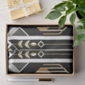 Papier de soie décoratif de chat abstrait moderne (Cadeau)