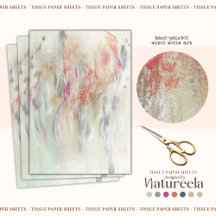 Papier de soie découpage abstrait contemporain dou