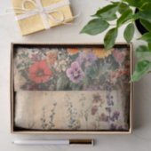 Papier de soie découpage automne fleurs sauvages V (Cadeau)