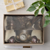 Papier de soie découpage Bulldog Steampunk (Cadeau)