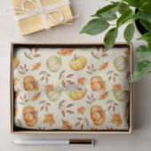 Papier de soie découpage citrouille, Action de grâ (Cadeau)